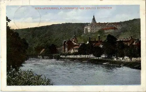 Gera-Untermhaus - Elsterpartie und Schloss Osterstein -47322
