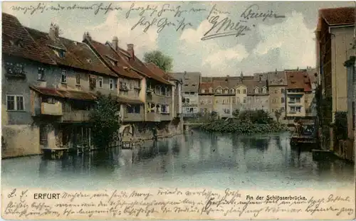 Erfurt - An der Schlösserbrücke -47434