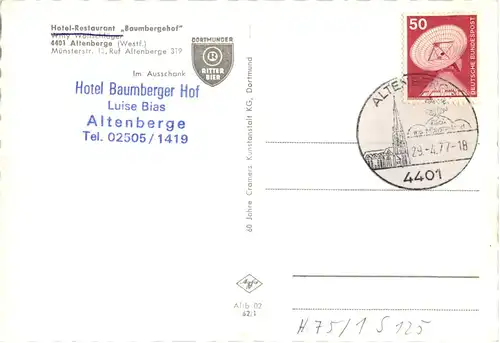 Altenberge - Restaurant Baumberger Hof -48000