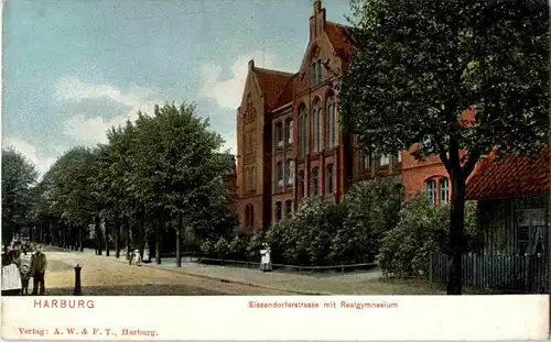 Harburg - Eissendorferstrasse mit Realgymnasium -47266