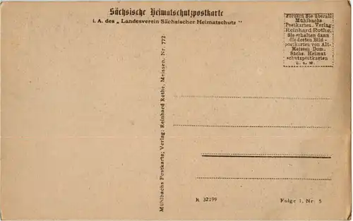 Alt-Meissen - Blick von der Schulbrücke -47554