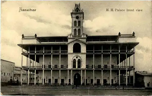 Zanzibar - Palace front view -49378