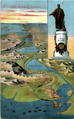 Plan du Canal de Suez -48016