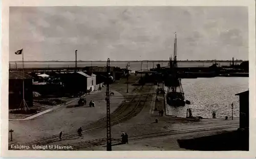 Esbjerg - Udsigt til Havnen -48502