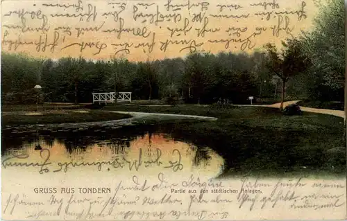 Tondern - Partie aus den städt. Anlagen -48774