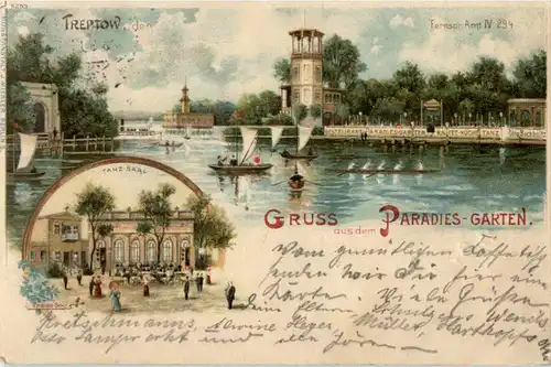 Treptow - Gruss aus dem Paradies-Garten -51260