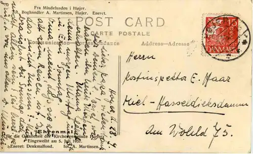 Ehrenmal für die Gefallenen von Hoyer -48834