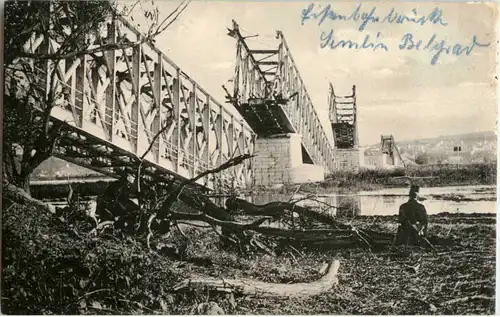 Eisenbahnbrücke Semlin Belgrad -49460