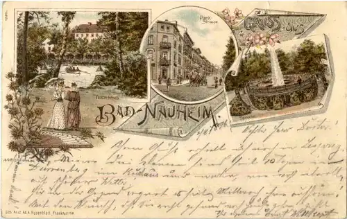 Bad Nauheim - Litho -51326