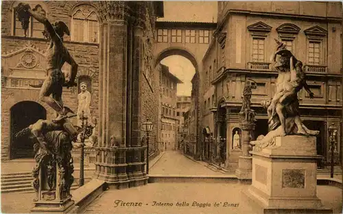 Firenze - Interno della Loggia de Lunzi -49848