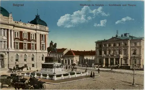 Belgrad - Kreditbank und Theater -49542