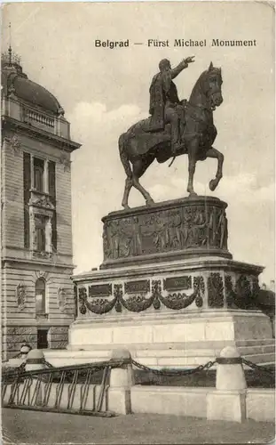 Belgrad - Fürst Michael Monument -49536
