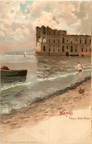 Napoli - Palazzo Donn Anna - Litho -49882