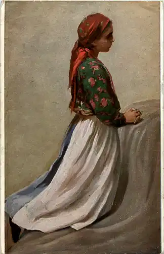 Modlitwa - sign. Fl. Piekarski -52260