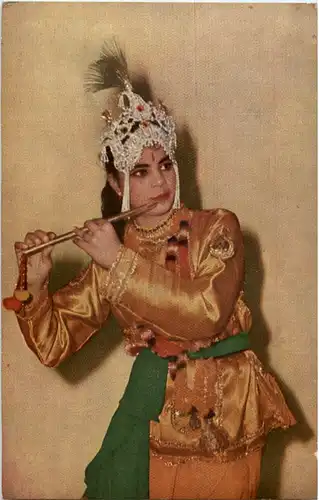 India - Krishna playing the Flute -52226