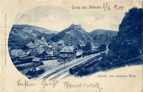 Gruss aus Altenahr - Bahnhof -51528