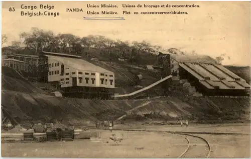 Panda - Union Miniere - Congo Belge - Ganzsache -51130