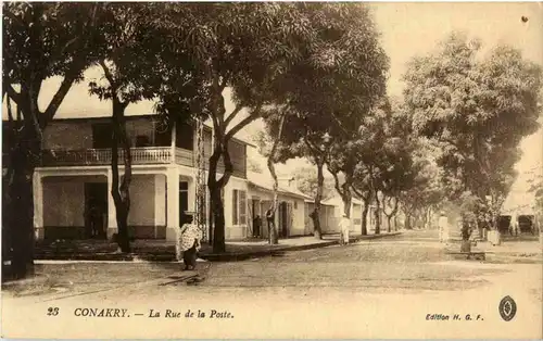 Conakry - La Rue de la Poste - Guinea -51150