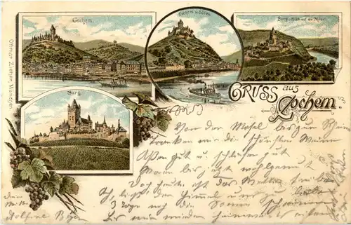 Gruss aus Cochem - Litho -51210