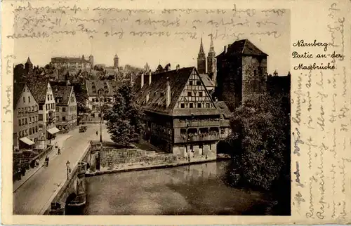 Nürnberg - Partiean der Maxbrücke -52486