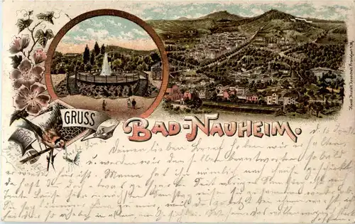 Gruss aus Bad Nauheim - Litho -51250