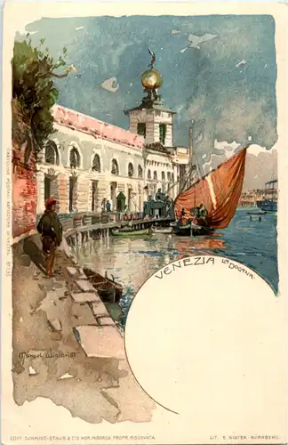 Venezia - La Doganan - Litho -49886