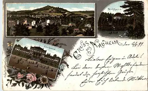 Gruss aus Bad Nauheim - Litho -51330