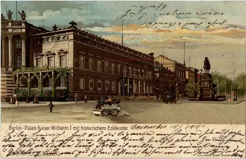 Berlin - Palais Kaiser Wilhelm I -Litho -51262