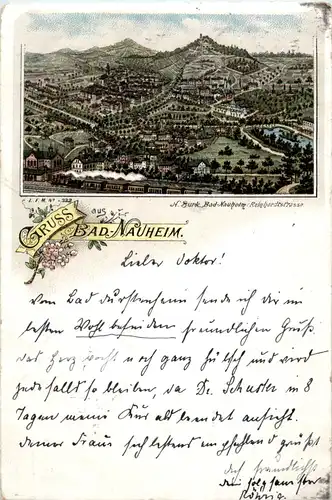 Gruss aus Bad Nauheim - Litho 1896 -51244