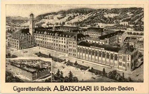 Baden-Baden Zigaretten Fabrik Batschari -51498