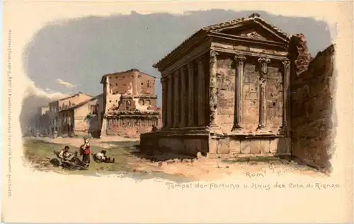 Rom - Tempel der Fortuna -52866