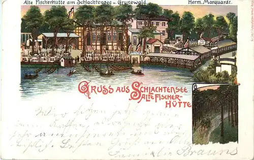 Gruss aus Schlachtensee - Litho -51354