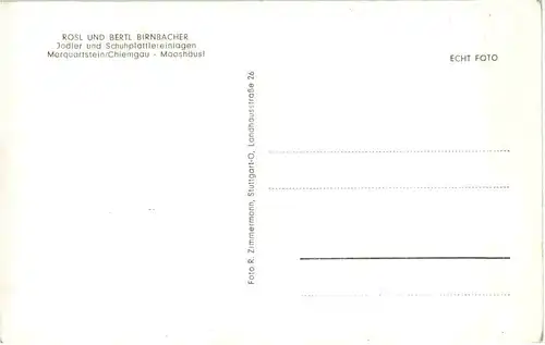 Marquartstein - Rosl und Bertl Birnbacher -52408