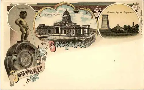 Souvenir de Bruxelles - Litho -53220