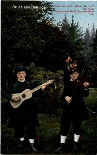 Gruss aus Thüringen Trachten -52676