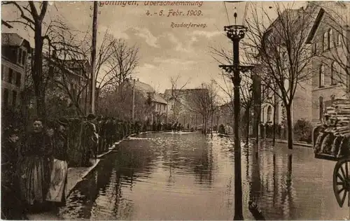 Göttingen - Überschwemmung 1909 -53440