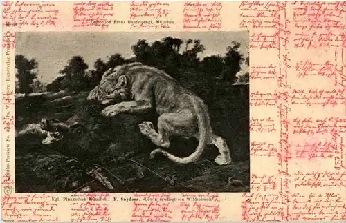 Künstler F. Snyders - Löwen Lion -51904