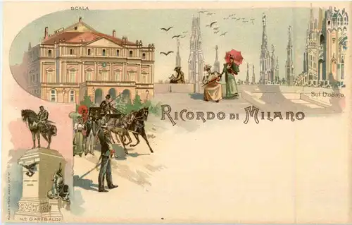 Ricordo di Milano - Litho -52888