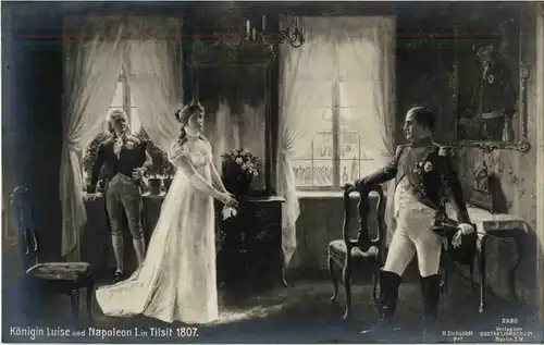 Königin Luise und Napoleon in Tilsit -53176