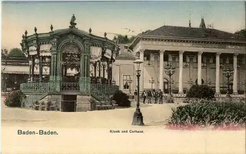 Baden-Baden - Kiosk und Curhaus -53088
