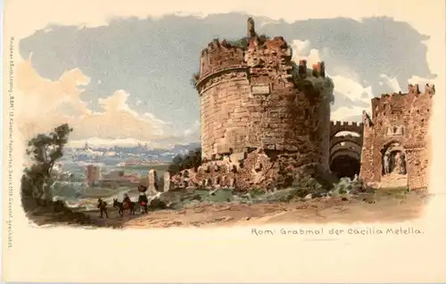 Rom - Grabmal der Cäcilia Metella -52798