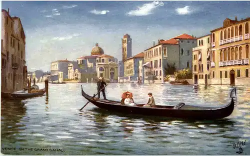Venice - On the Grand Canal -52790