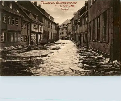 Göttingen - Überschwemmung 1909 -53448