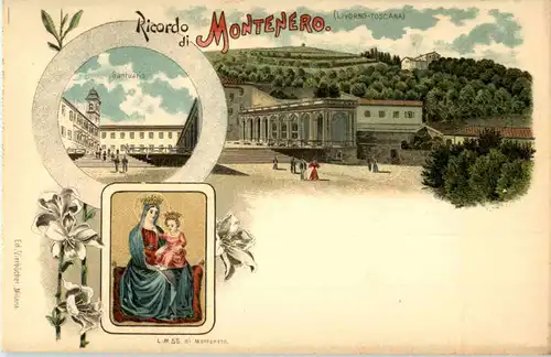 Ricordo di Montenero - Livorno - Litho -52898