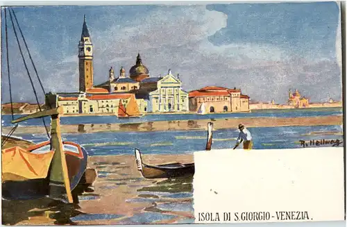 Venezia - Isola di S Giorgio - sign R. Hellwag -52862