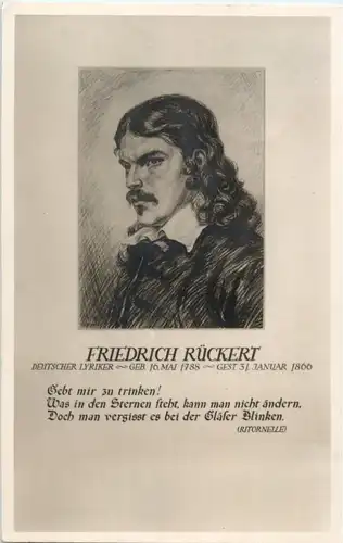 Friedrich Rückert Lyriker -54666