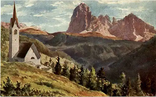 St. Ulrich - Grödenertal - Künstlerkarte Steiner -54726