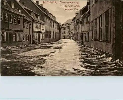 Göttingen - Überschwemmung 1909 -53450