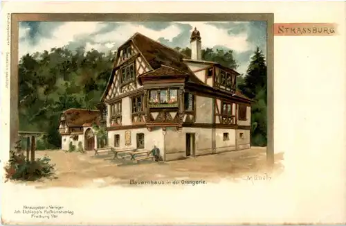 Strassburg - Bauernhaus in der Orangerie -53790