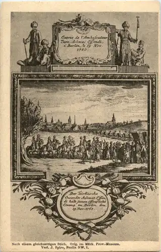 Berlin - Türkischer Gesandter 1763 -54676